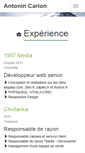 Mobile Screenshot of antonin-carion.com