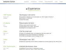 Tablet Screenshot of antonin-carion.com